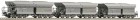 66161 Roco 3 Piece Set: Self Unloading Hopper cars